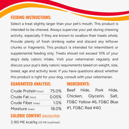 Good 'n' Fun Twists Long-Lasting Dog Treat Made With Real Protein, 70 Count