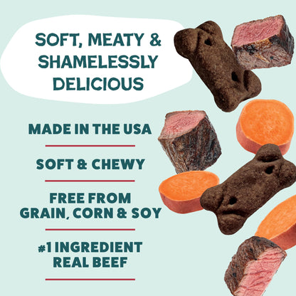 Shameless Pets Meaty Tenders Variety Pack, Soft Dog Treats, 8 Ounce (Pack of 6)