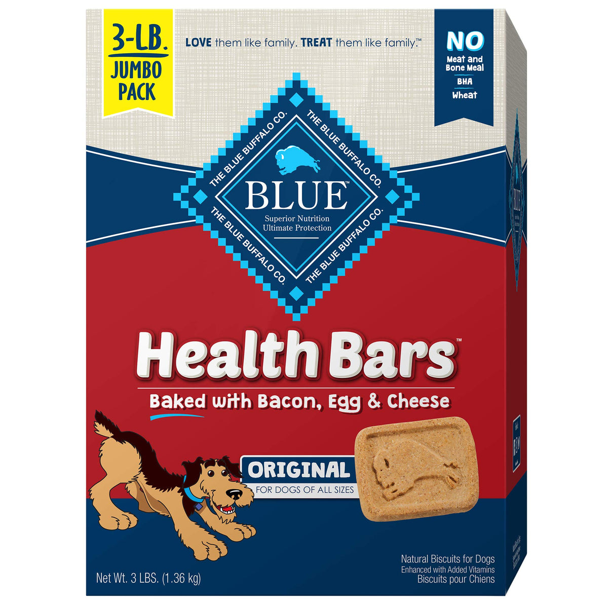 Blue Buffalo Health Bars Pumpkin & Cinnamon Dog Biscuits, 16 oz