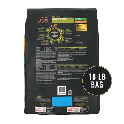 Purina Pro Plan Small Breed Dry Dog Food, Shredded Blend Chicken, 34 lb Bag