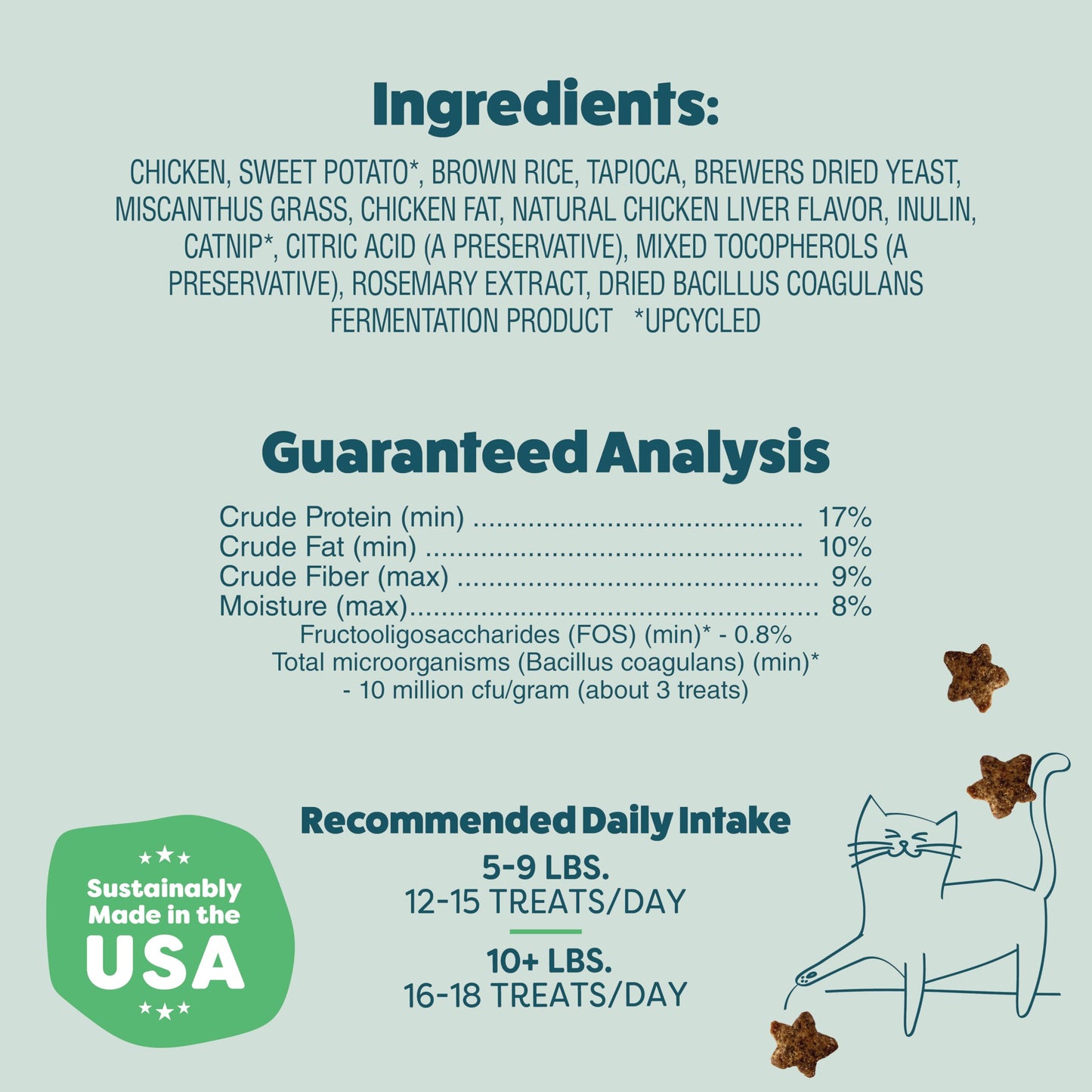 Shameless Pets Catnip N Chill Crunchy Cat Treats, 12 oz
