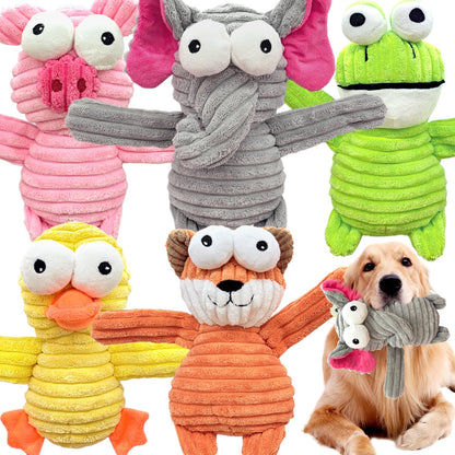 MRSOHRET Dog Squeak Toys Puppy Toys, Tough Dog Toys for Aggressive Chewers
