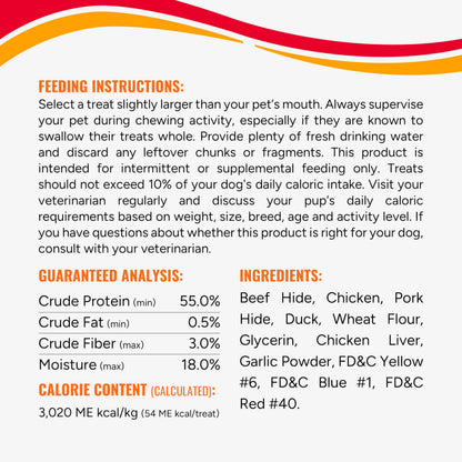 Good 'n' Fun Kabobs Long-Lasting Dog Treat Made With Real Protein, 24 oz