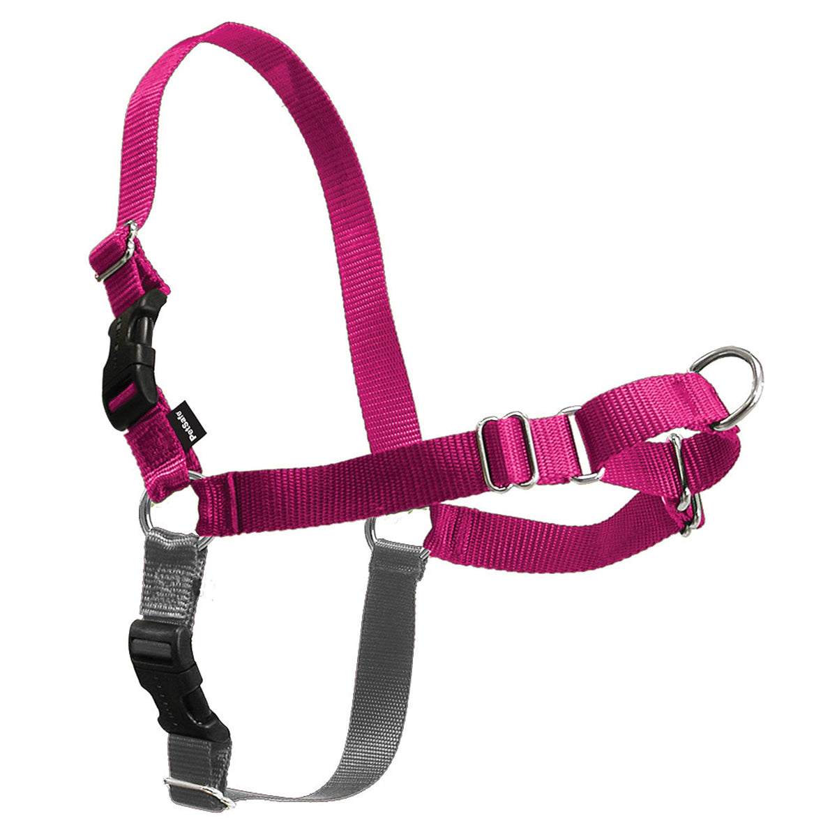 PetSafe Easy Walk Harness, No Pull Dog Harness, Raspberry, Medium/Large