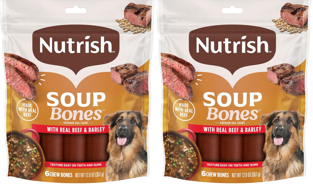 Nutrish Soup Bones Beef Dog Chews, 23.1 oz. Bag (11 Treats) (Rachael Ray)
