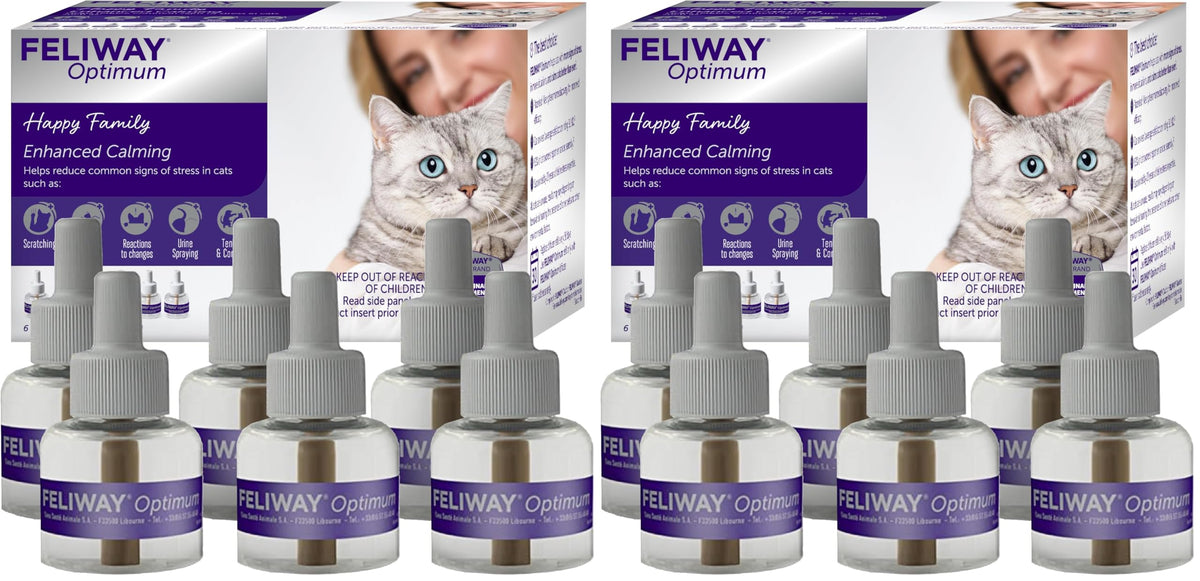 FELIWAY Optimum Cat Calming Pheromone Diffuser Refill - 3 Pack