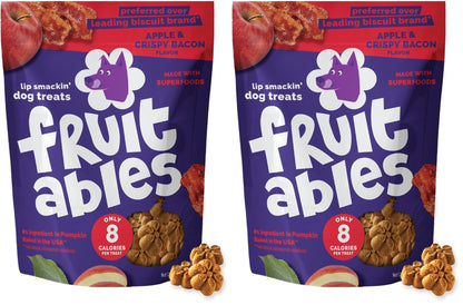 Fruitables Baked Dog Treats, Low Calorie Treats, Pumpkin & Blueberry, 12oz