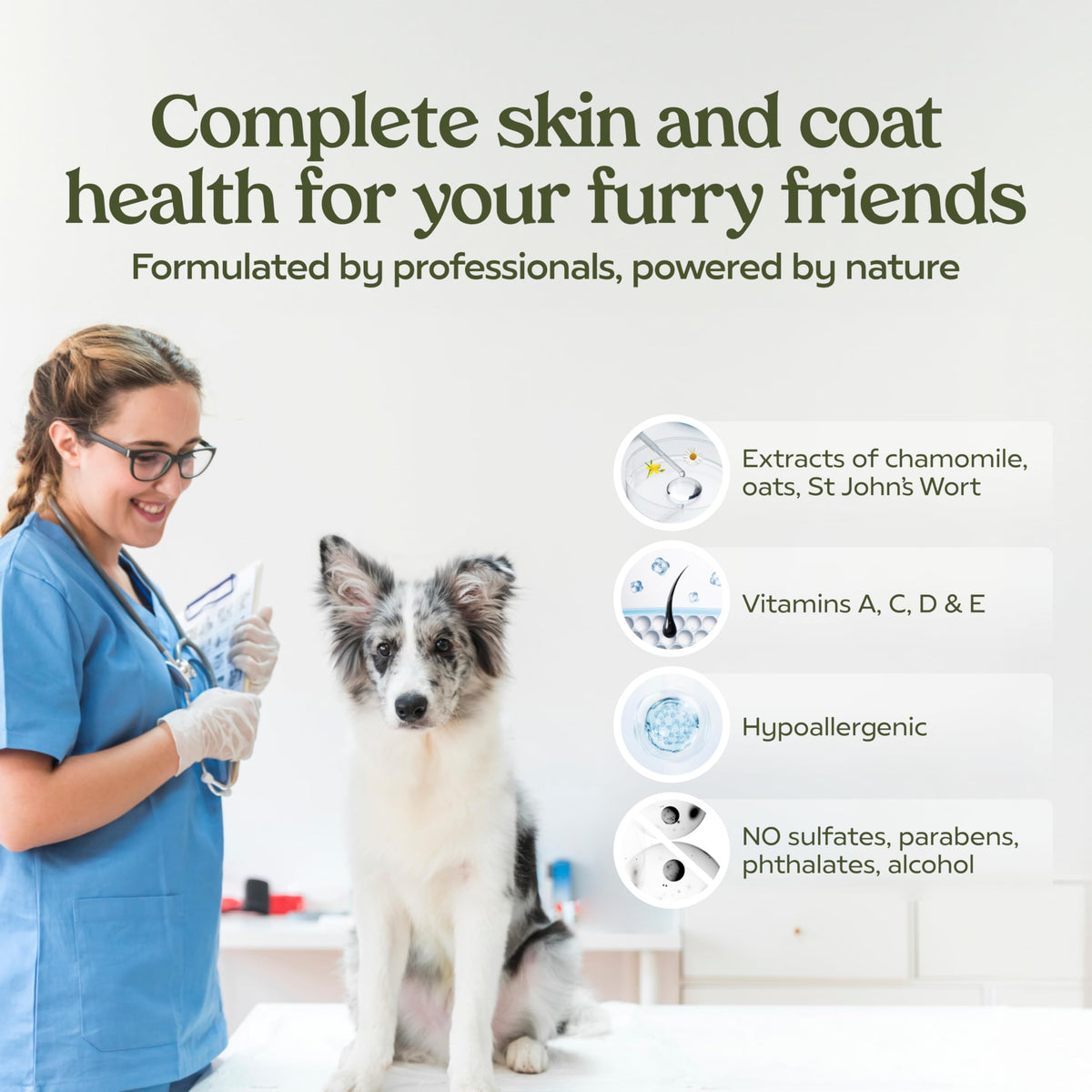 PAWFUME Dog Shedding Shampoo and Conditioner, Royal Lavender, 1-Pack