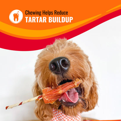 Good 'n' Fun Twists Long-Lasting Dog Treat Made With Real Protein, 70 Count