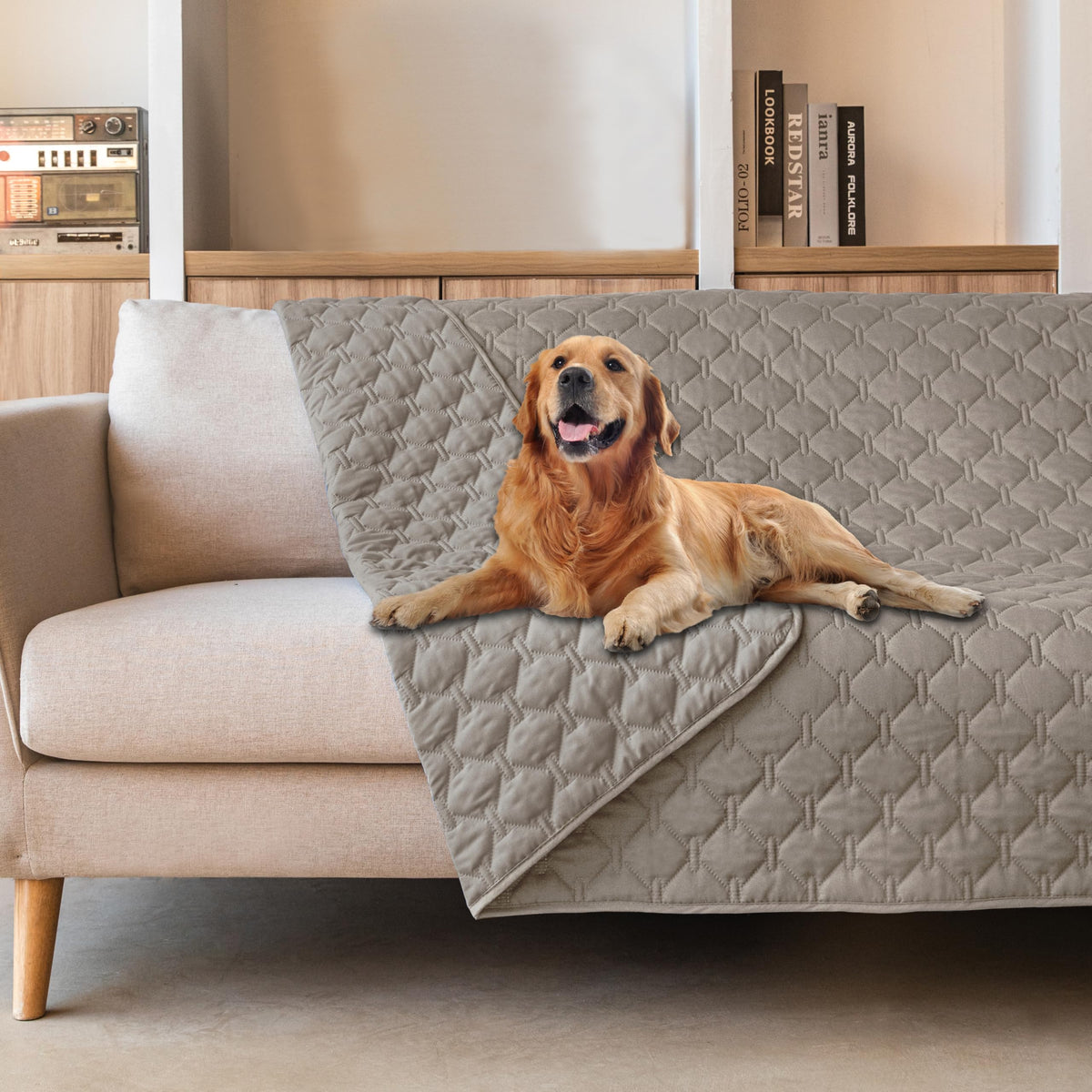gogobunny Waterproof Blanket, Couch Covers for Dogs, Reversible Protector