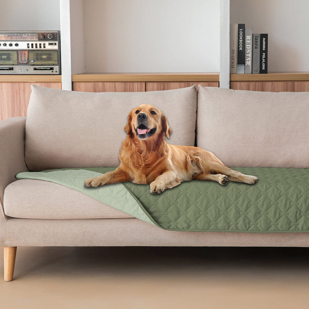 gogobunny Waterproof Blanket, Couch Covers for Dogs, Reversible Protector