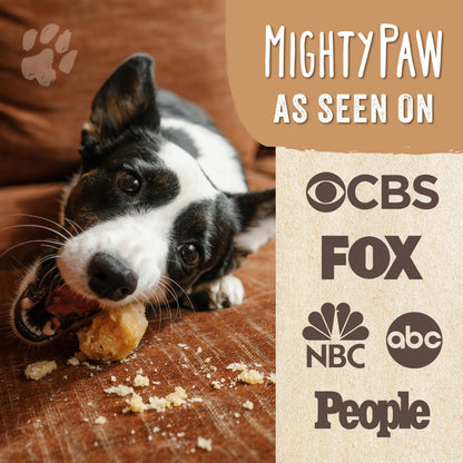 Mighty Paw Yak Chews, Long Lasting Hard Chew for Large Dogs, 4 Pack