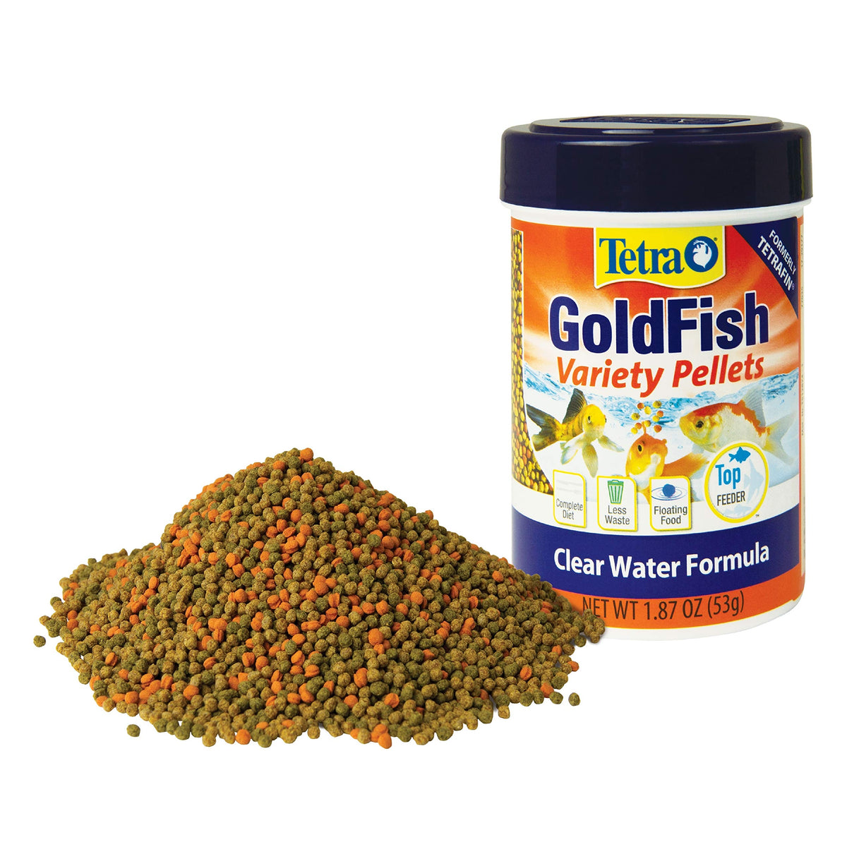 Tetra Goldfish Flakes, Nutritionally Balanced Diet For Aquarium Fish, Vitamin C Enriched Flakes, 0.42 oz