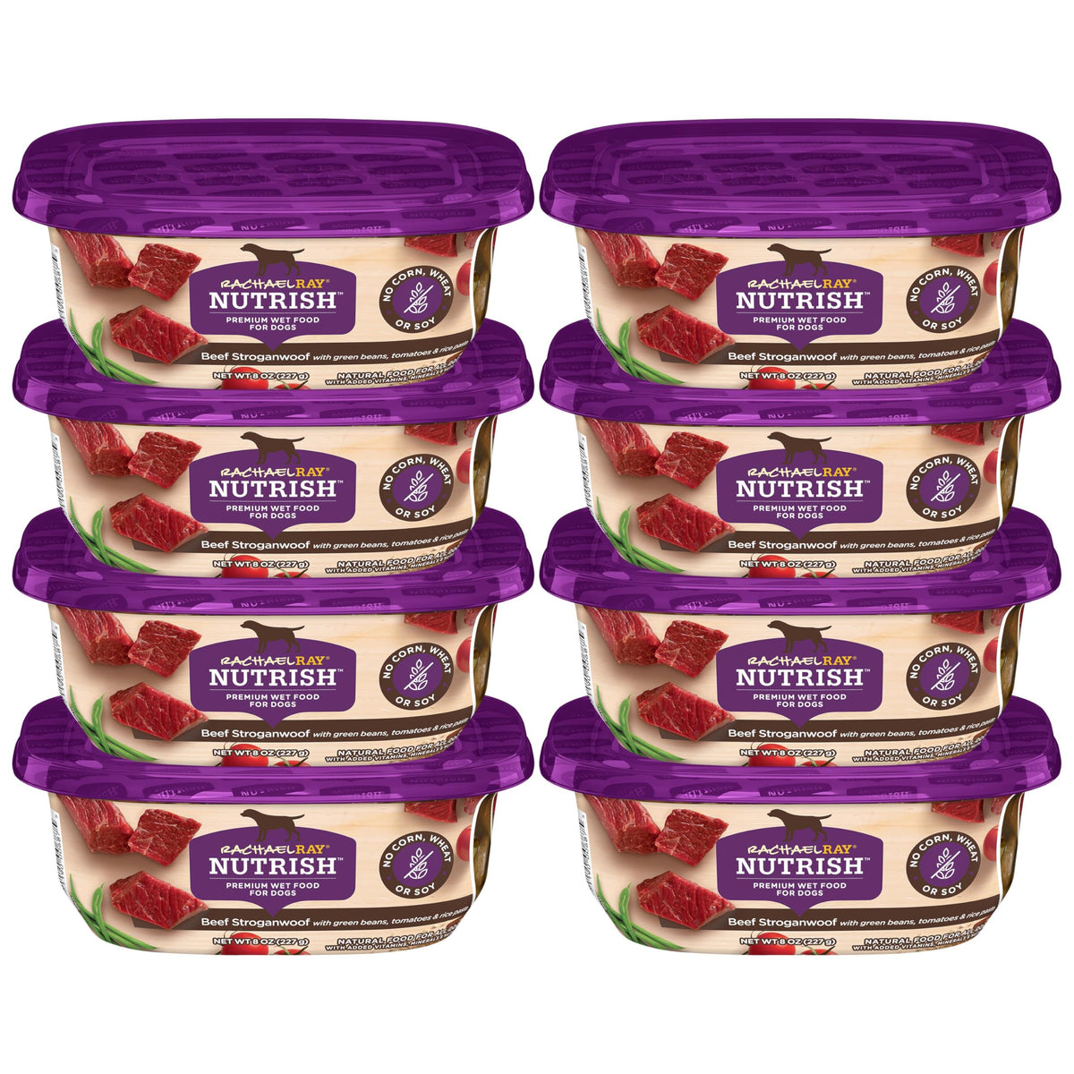 Nutrish Chicken Paw Pie Wet Dog Food, 8 oz. Tub (Pack of 8) (Rachael Ray)