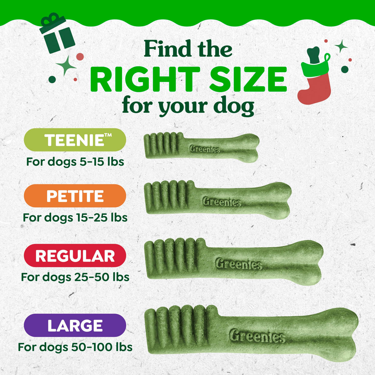 Greenies Teenie Natural Dental Dog Treats, Fresh Mint Flavor, 43 Count