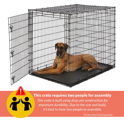 Midwest 42-Inch Single Door iCrate, for Large Breeds, 71-90 lbs