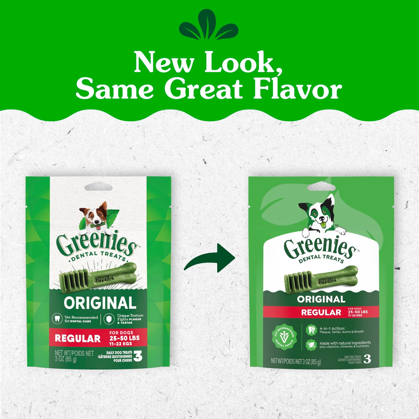 Greenies Regular Dental Dog Treats, Original Chicken Flavor, 36 Count