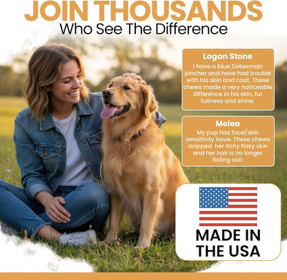 Salmon Oil for Dogs - Premium Fish Oil for Skin and Coat Health - Omega 3 Supplement - Supports Itchy Skin - 8 oz Liquid - Norwegian Dog Salmon Oil - Essential Dog Supplement