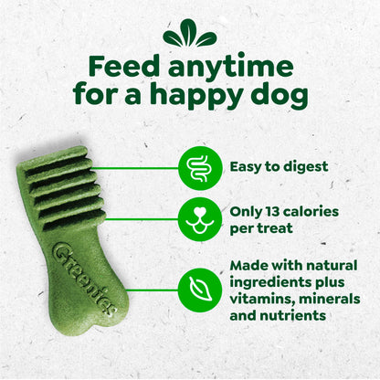 Greenies Anytime Bites Dog Treats, Blueberry Flavor, 10.3 oz