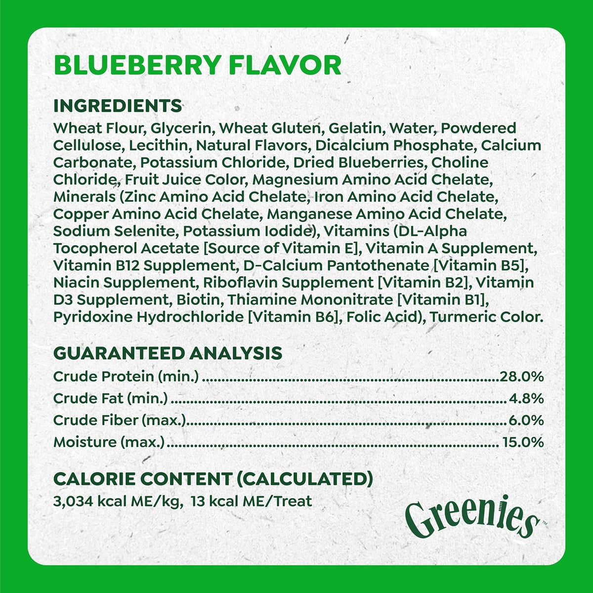 Greenies Anytime Bites Dog Treats, Blueberry Flavor, 10.3 oz