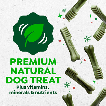 Greenies Teenie Natural Dental Dog Treats, Fresh Mint Flavor, 43 Count