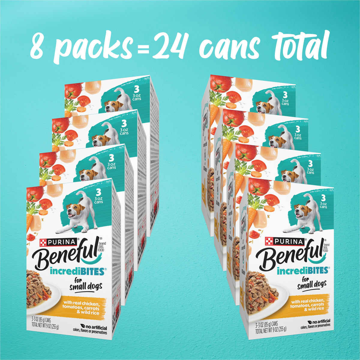 Purina Beneful Small Breed Wet Dog Food Variety Pack, (30) 3 oz Cans
