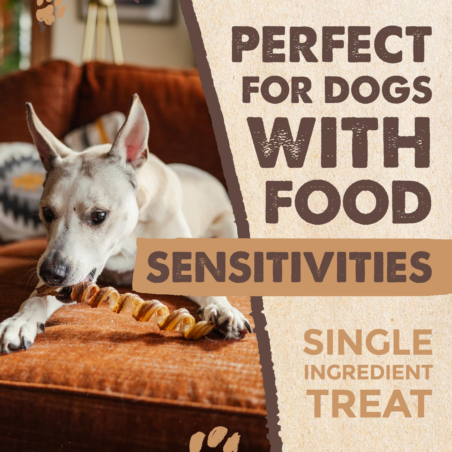 Mighty Paw Naturals Bully Sticks, 6 in, 25 Pack, Grass-Fed Beef Dog Chews