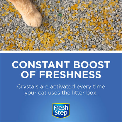 Fresh Step Cat Litter Crystals Deodorizer, Fresh Scent, 15 Oz
