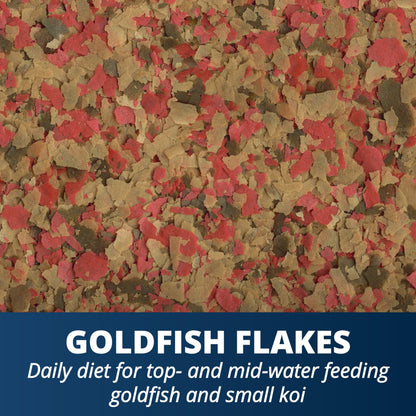 Tetra Goldfish Flakes, Nutritionally Balanced Diet For Aquarium Fish, Vitamin C Enriched Flakes, 0.42 oz