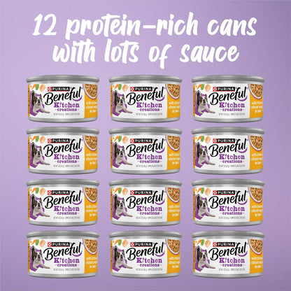 Beneful Purina Kitchen Creations Wet Dog Food, Chicken, (12) 3 oz Can