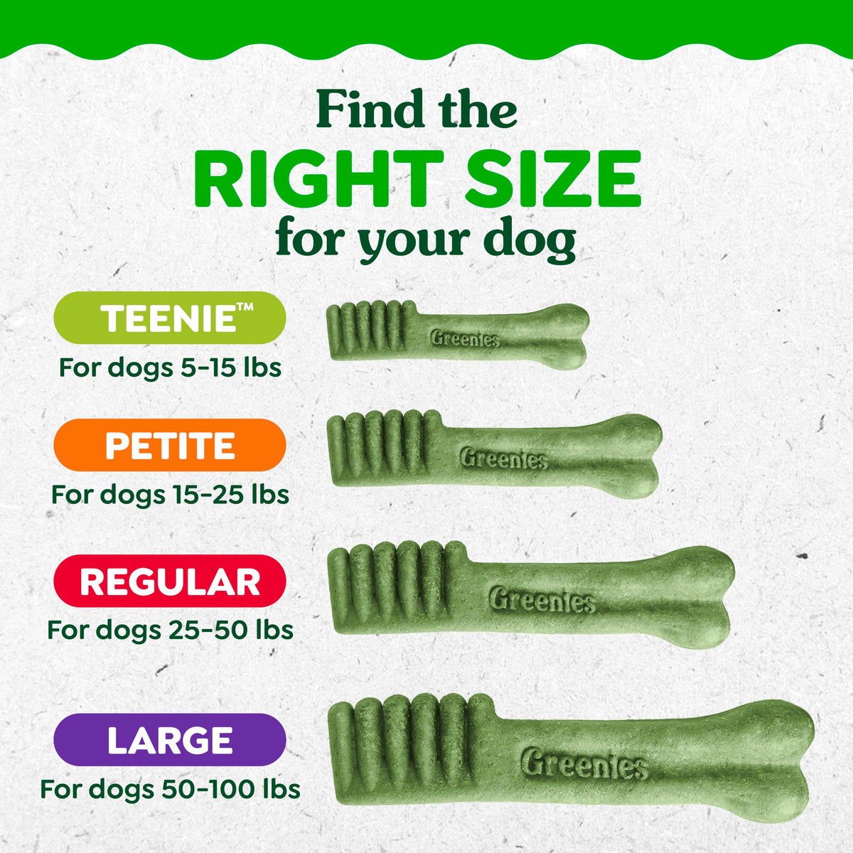 Greenies Teenie Natural Dental Dog Treats, Fresh Mint Flavor, 43 Count