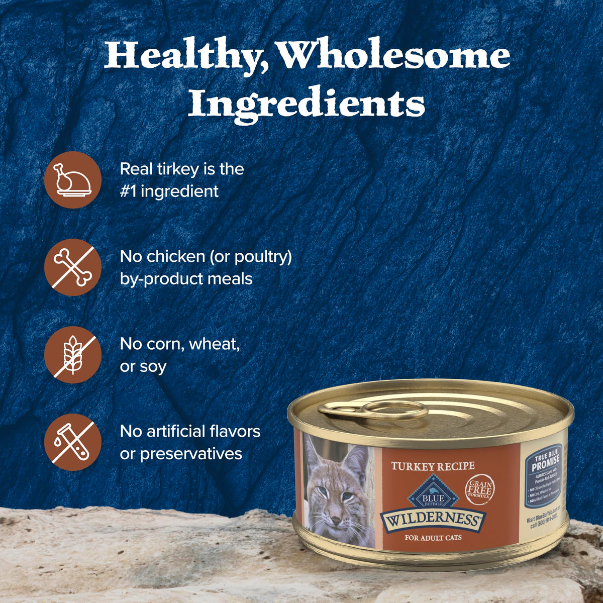 Blue Buffalo Tastefuls Wet Cat Food, Made with Natural Ingredients, Tuna and Chicken Flaked Entrées in Gravy, 3oz Cans, 4-Count Variety Pack Trial Size