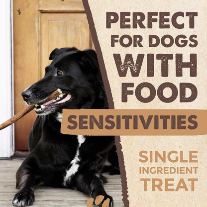 Mighty Paw Naturals Bully Sticks, 6 in, 25 Pack, Grass-Fed Beef Dog Chews