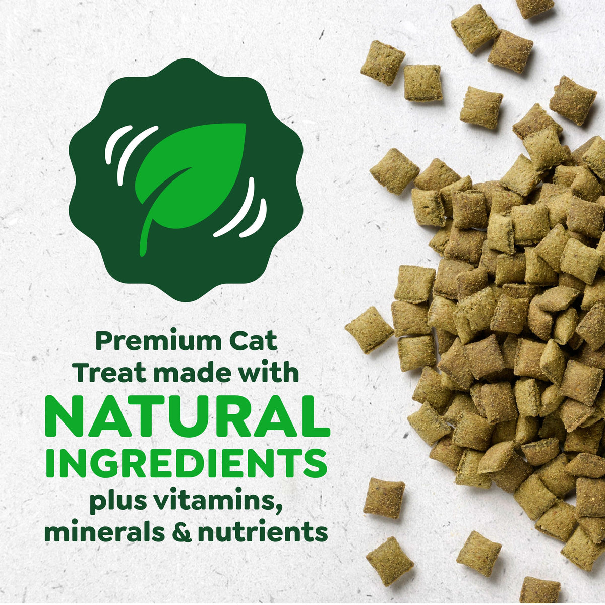 Greenies Feline Smartbites Skin & Fur Health Cat Treats, Salmon, 4.6 oz