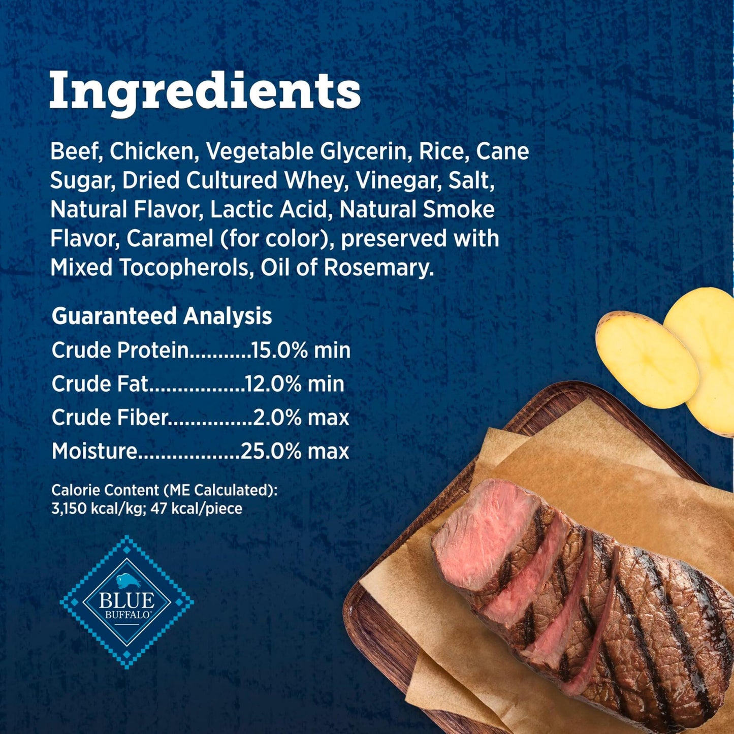 Blue Buffalo True Chews Premium Jerky Cuts Chicken Dog Treats, 4 oz