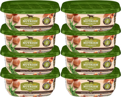 Nutrish Chicken Paw Pie Wet Dog Food, 8 oz. Tub (Pack of 8) (Rachael Ray)