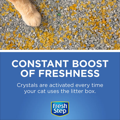 Fresh Step Cat Litter Crystals Deodorizer, Summer Breeze Scent, 30 Oz