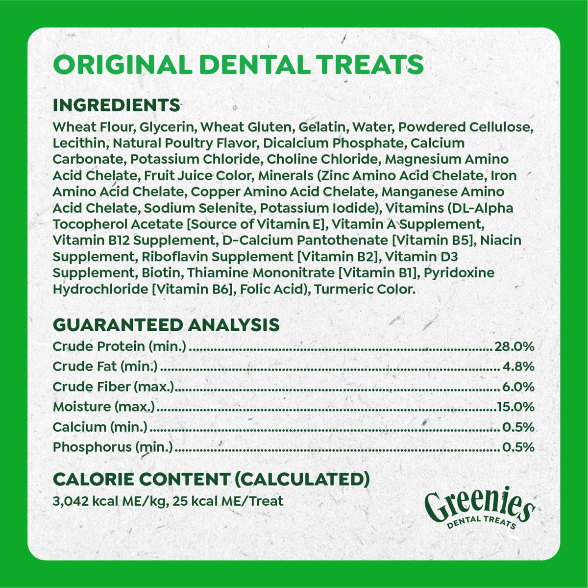 Greenies Teenie Original Natural Dental Dog Treats, Chicken, 43 Count
