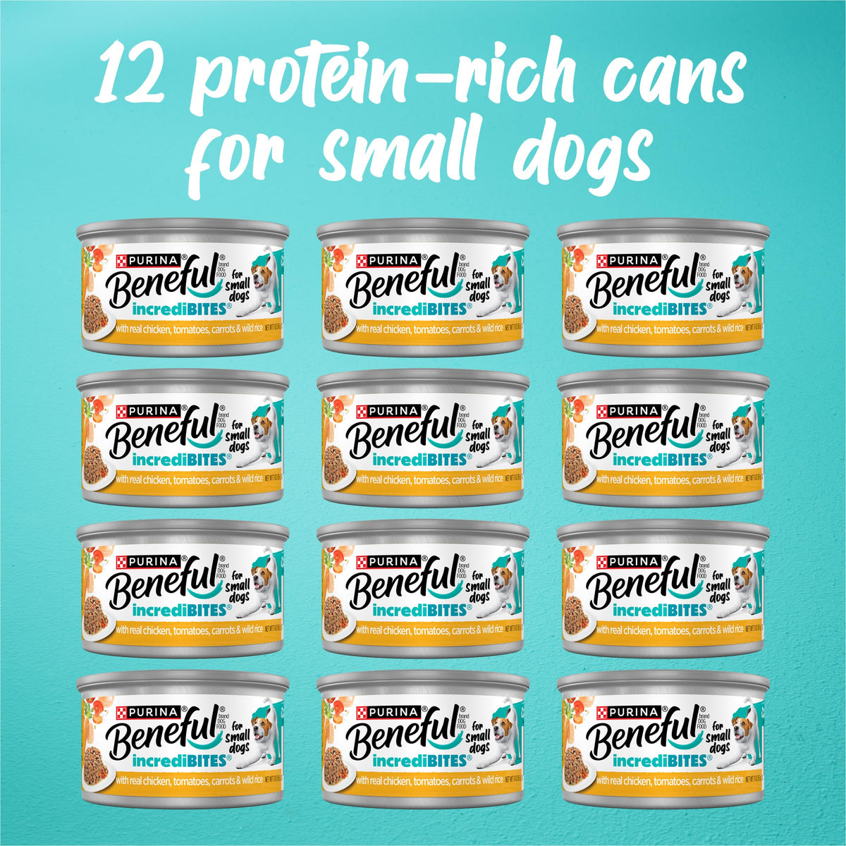 Purina Beneful Small Breed Wet Dog Food Variety Pack, (30) 3 oz Cans