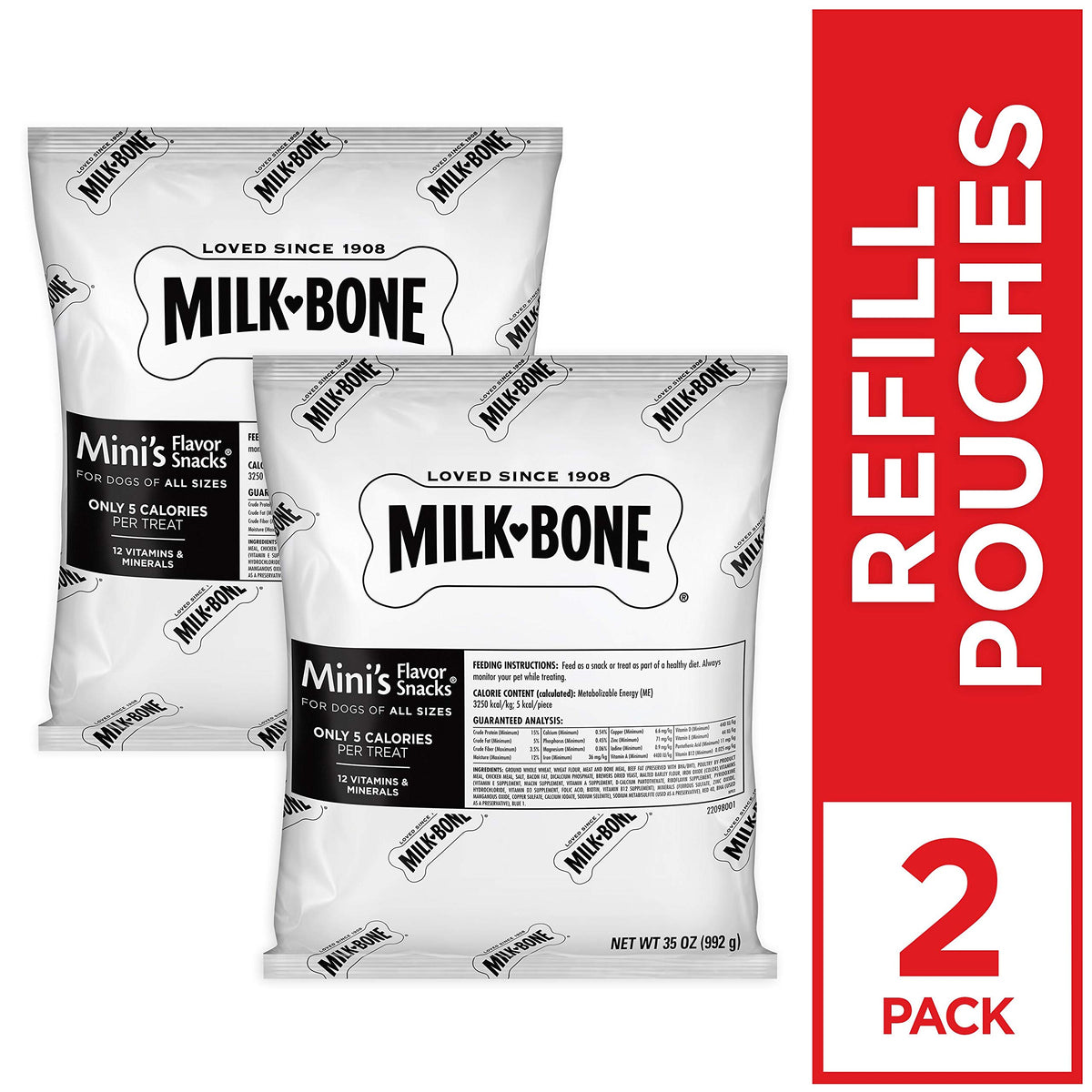 Milk-Bone Flavor Snacks Mini’s Dog Treats, 36 Oz.