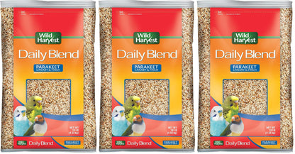 Wild Harvest Daily Blend Bird Food For Parakeet, Canary & Finch,10 lbs
