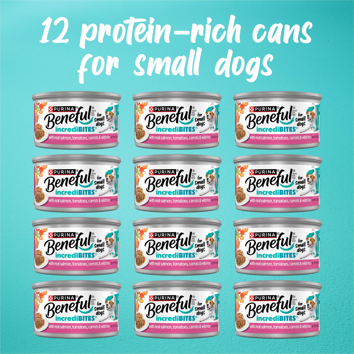Purina Beneful Small Breed Wet Dog Food Variety Pack, (30) 3 oz Cans