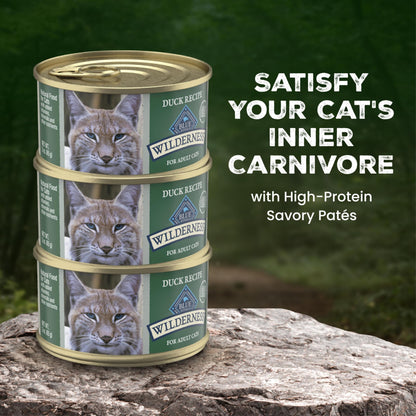 Blue Buffalo Tastefuls Wet Cat Food, Made with Natural Ingredients, Tuna and Chicken Flaked Entrées in Gravy, 3oz Cans, 4-Count Variety Pack Trial Size