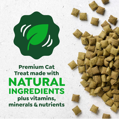 Greenies Feline Smartbites Skin & Fur Health Cat Treats, Salmon, 4.6 oz