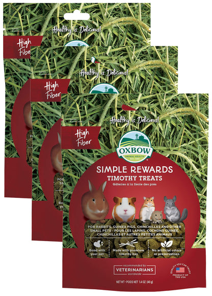 Oxbow Simple Rewards Rabbit Treats, Guinea Pig Treats, Bananas, 1 oz