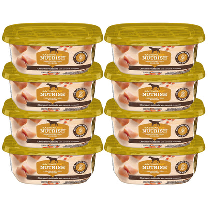 Nutrish Chicken Paw Pie Wet Dog Food, 8 oz. Tub (Pack of 8) (Rachael Ray)