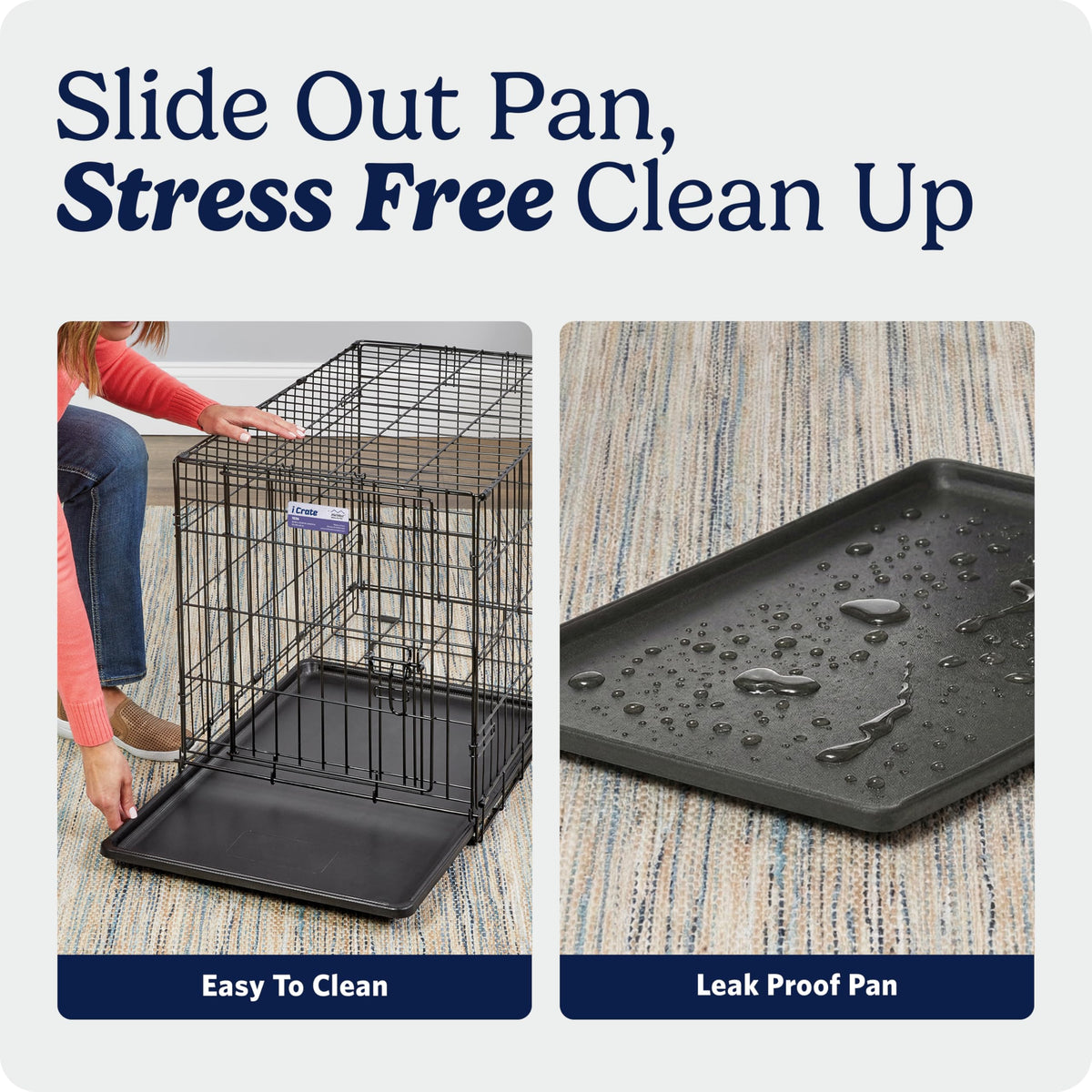 Midwest 30-Inch Single Door iCrate, for Medium Breeds, 21-40 lbs