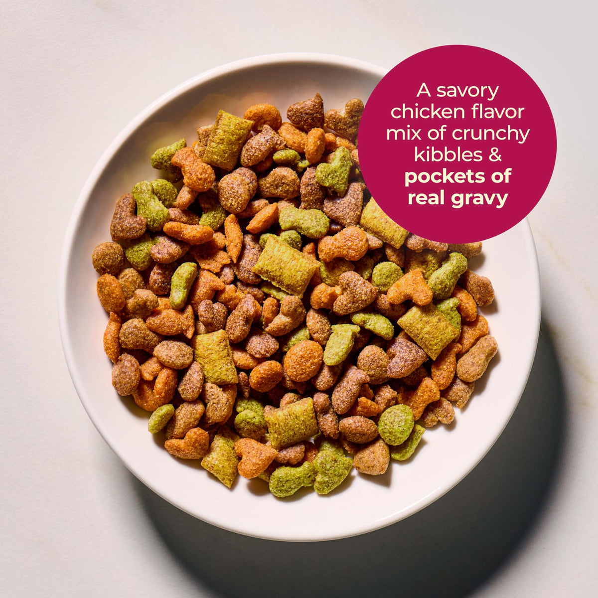 Meow Mix Gravy Bursts Chicken Flavored Cat Treats, 2.7 Oz. Bag