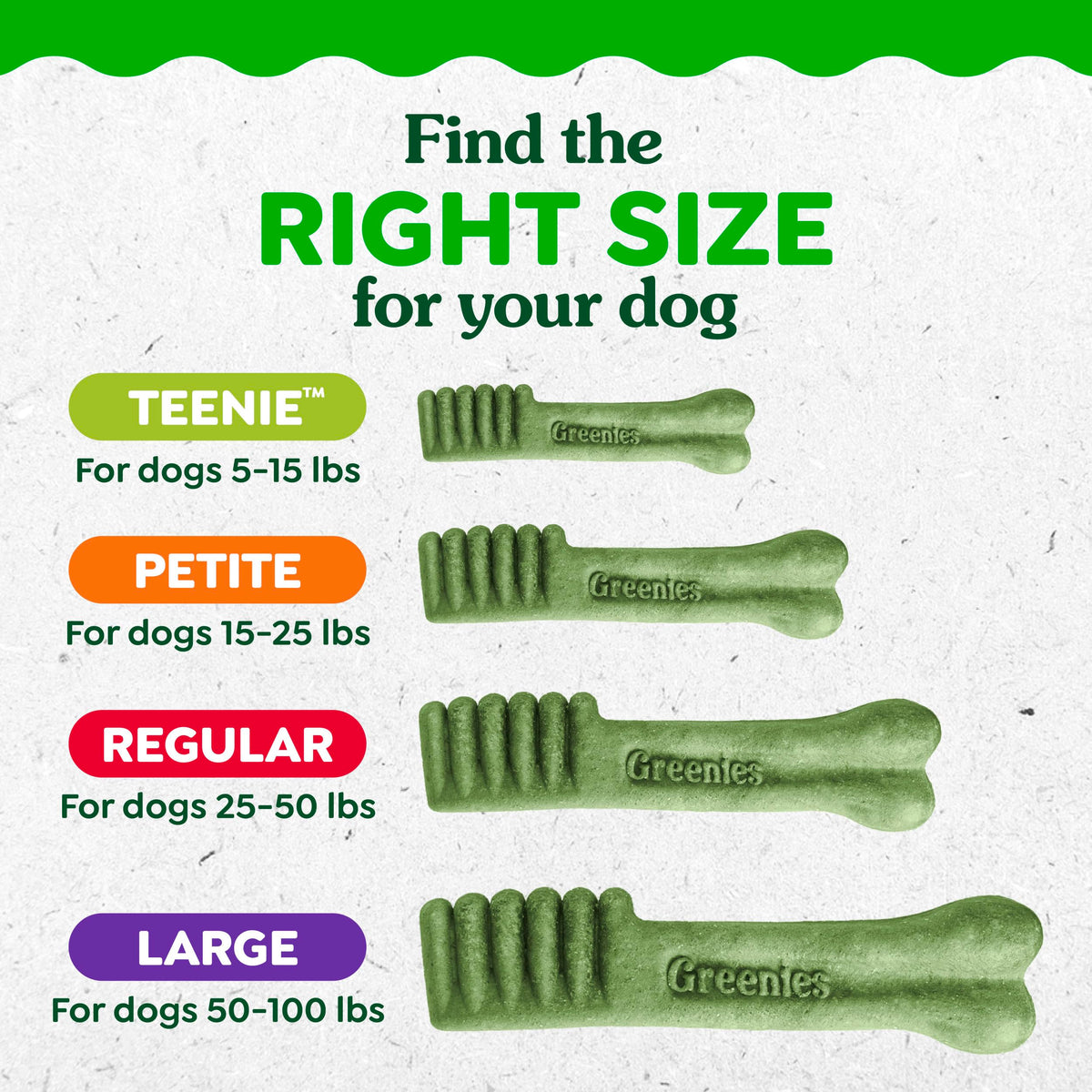 Greenies Teenie Natural Dental Dog Treats, Fresh Mint Flavor, 43 Count