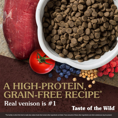 Taste of the Wild High Prairie Adult Dry Dog Food, Roasted Bison, 28lb